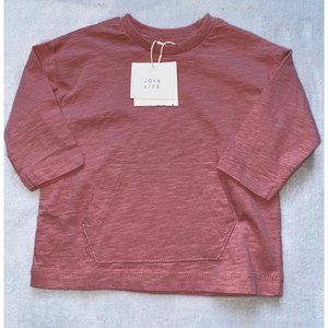 Zara baby boy girl's pink shirt cotton 3-6m NWT 68cm